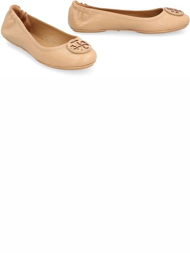 Minnie Travel Flats Beige - TORY BURCH - BALAAN 3