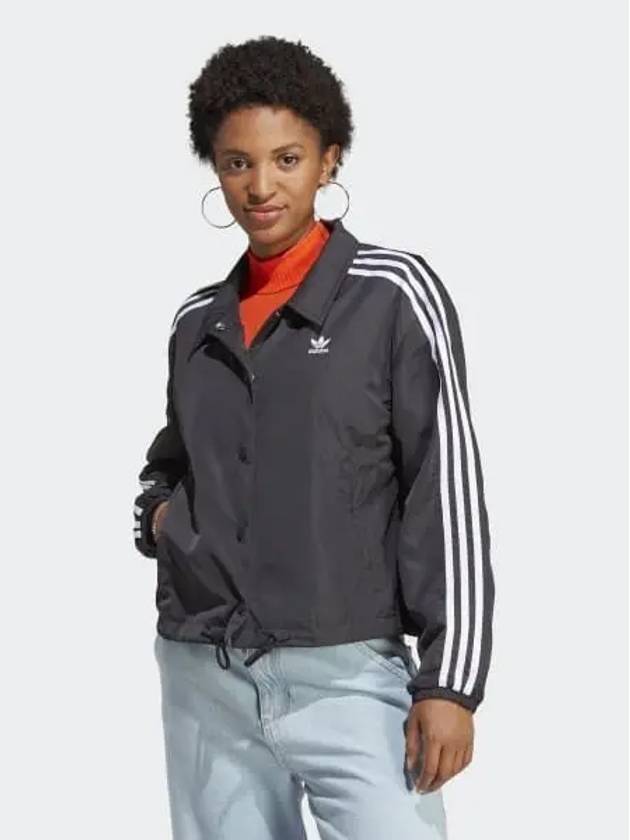 Original Classic 3 Stripe Coach Jacket Black - ADIDAS - BALAAN 2