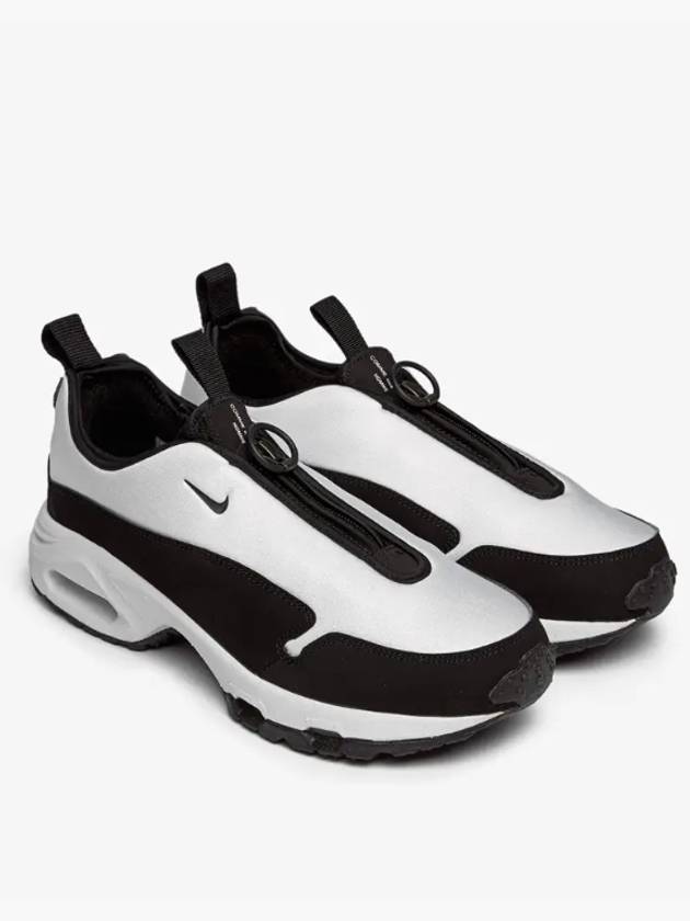 Comme Des Garcons Homme Plus Air Max Thunder SP Low Top Sneakers White Black - NIKE - BALAAN 3