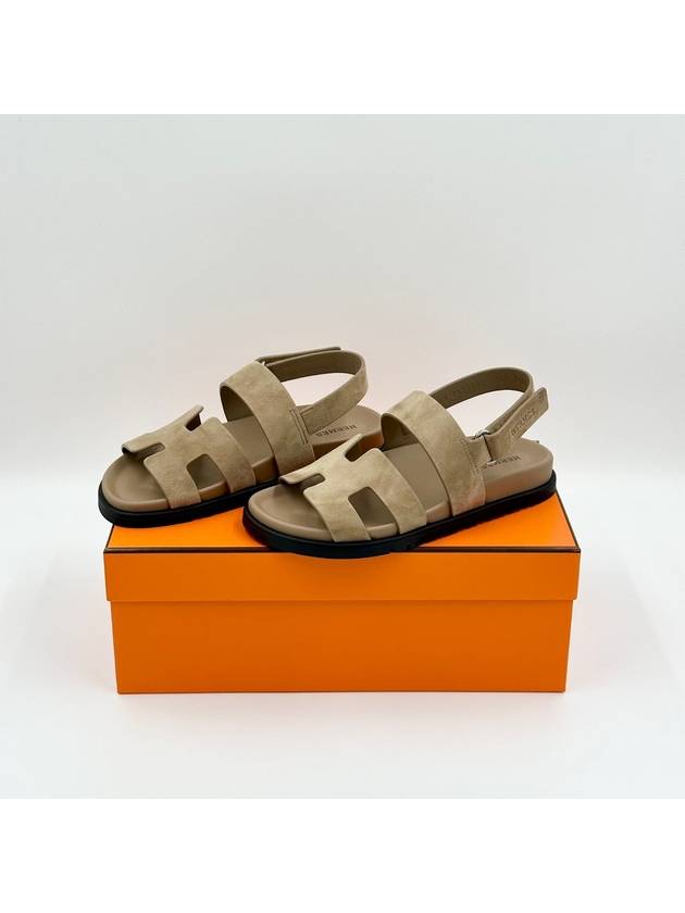 Genius Sandals Beige Sable - HERMES - BALAAN 2