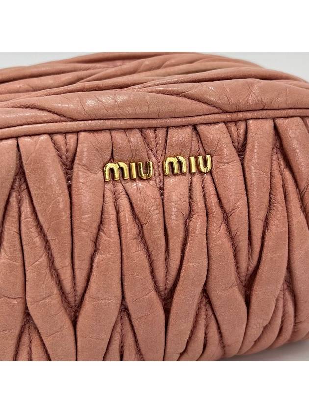 Matelasse mini cross bag pink - MIU MIU - BALAAN 4