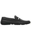 Men PEARCE Leather Driving Shoes Black - BALLY - 1