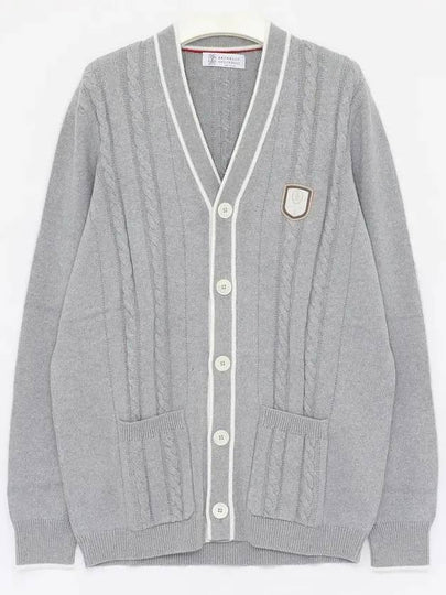 Button Cardigan Grey - BRUNELLO CUCINELLI - BALAAN 2