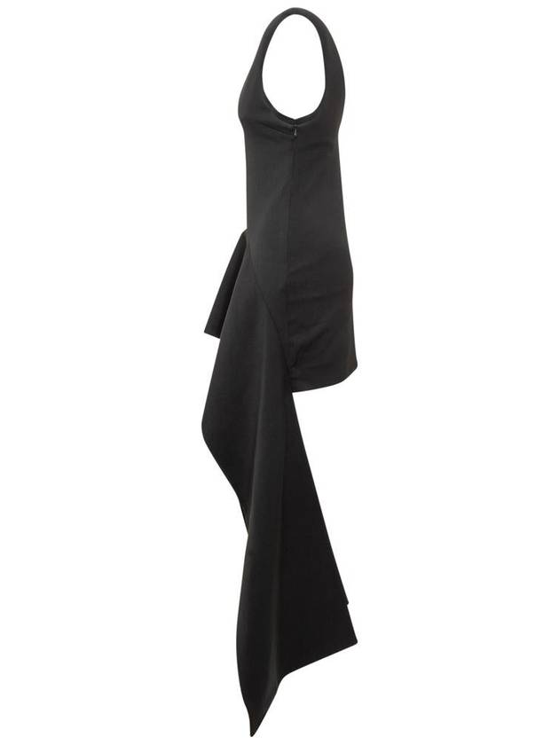 JW Anderson V Neck Draped Dress - JW ANDERSON - BALAAN 3