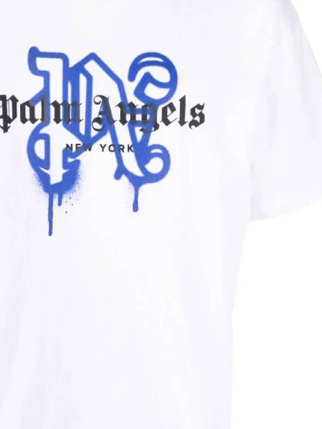 graffiti print t-shirt - PALM ANGELS - BALAAN 3