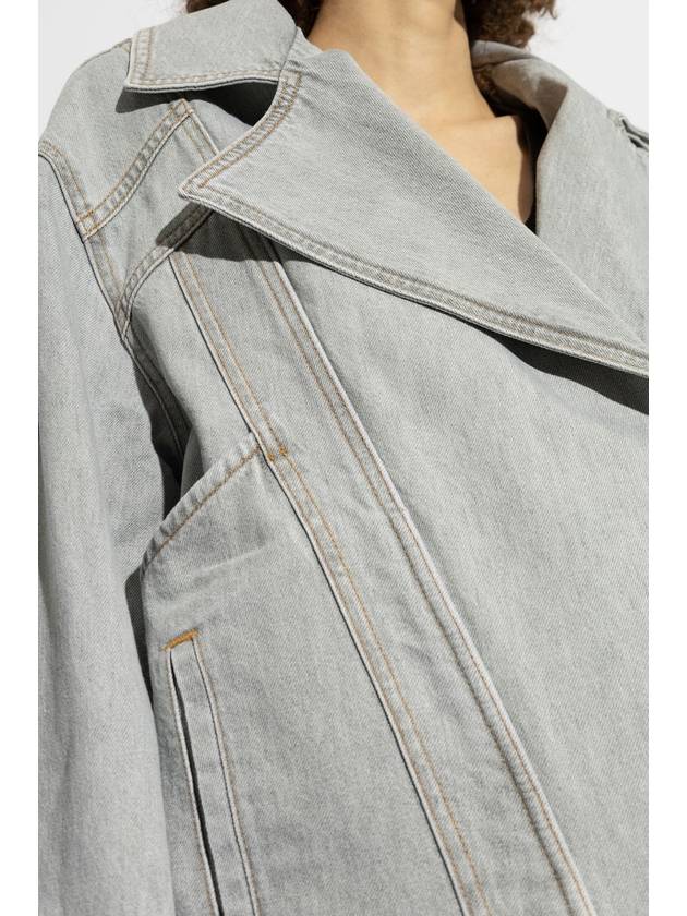 Iro Denim Jacket Hugo, Women's, Grey - IRO - BALAAN 5