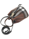 TB Mini Bucket Bag Dark Birch Brown - BURBERRY - BALAAN 5