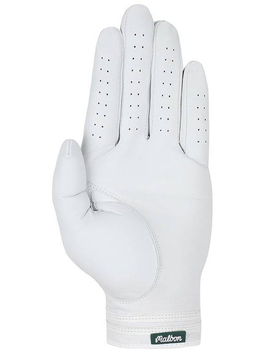 Bucket men s one handed gloves WHITE MAN - MALBON GOLF - BALAAN 2