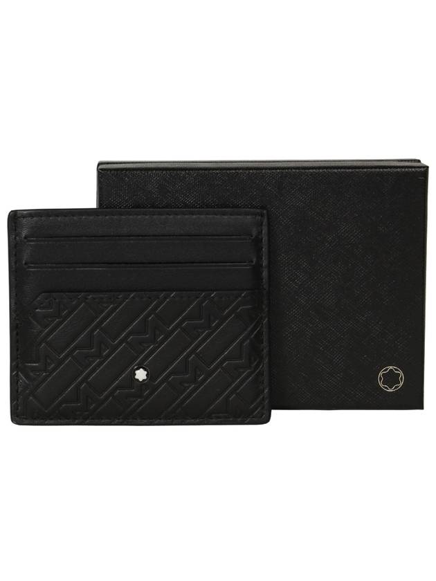 Men's Logo Card Wallet Black - MONTBLANC - BALAAN 7