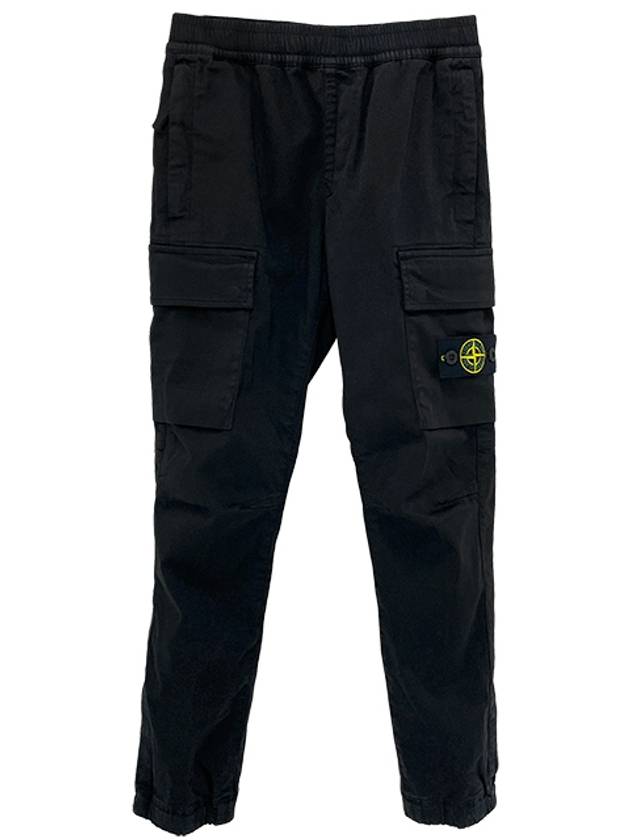 Kids Compass Badge Straight Pants Black - STONE ISLAND - BALAAN 3