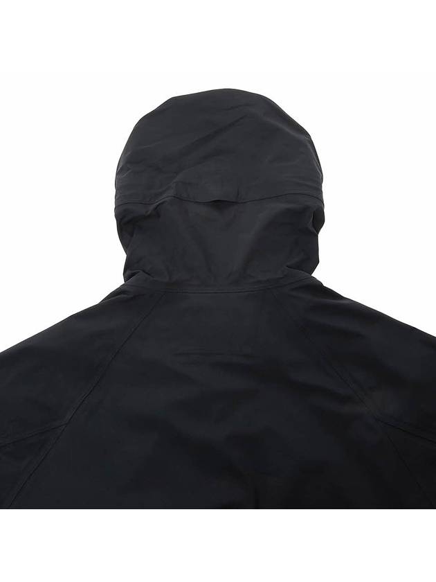 Gore-Tex Infinium Lens Patch Long Hooded Jacket Black - CP COMPANY - BALAAN 10