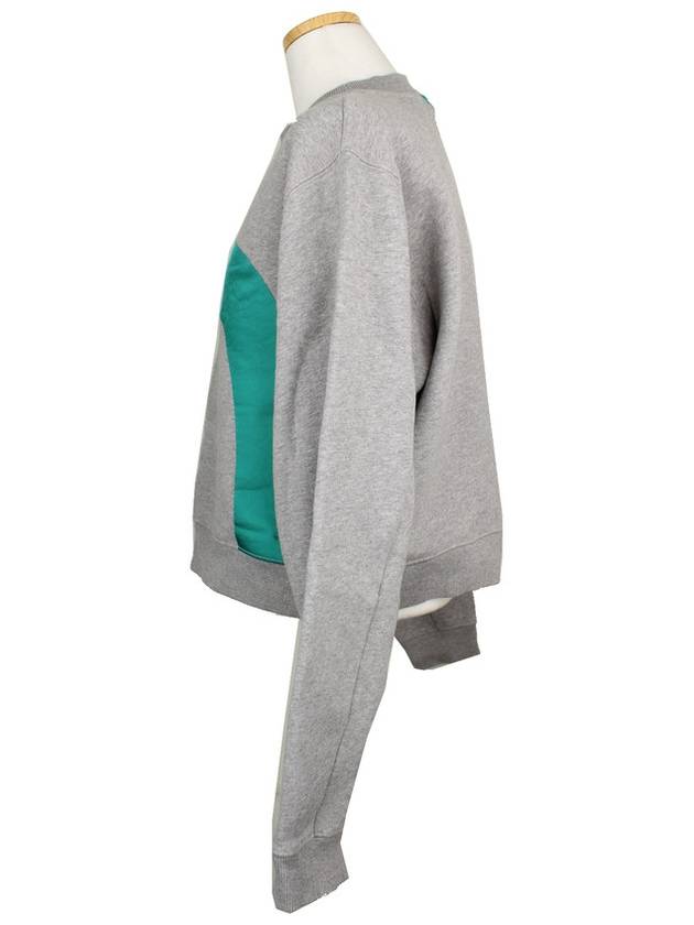 Acne Melange Gray Print Brushed Sweatshirt M - ACNE STUDIOS - BALAAN 3