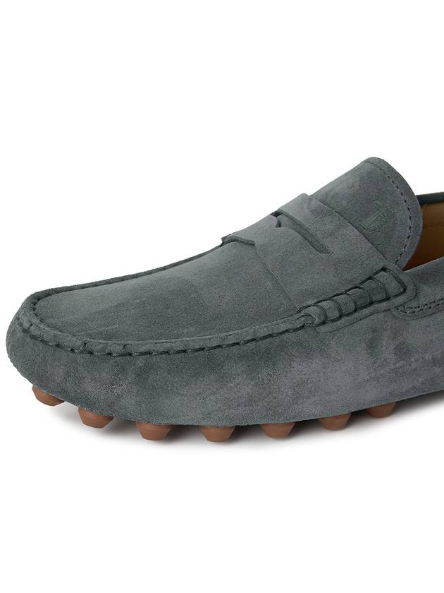 Gommino Bubble Suede Driving Shoes Grey - TOD'S - BALAAN 8