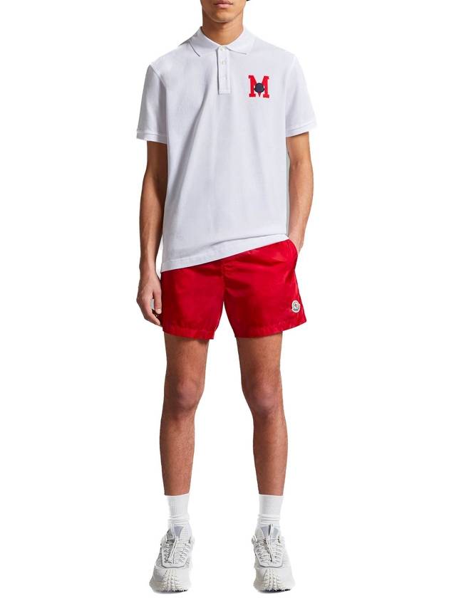 logo patch swim shorts - MONCLER - BALAAN 2