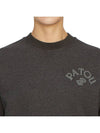 Embroidered Logo Cotton Sweatshirt Grey - PATOU - BALAAN 9