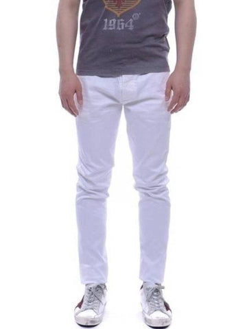 Men's Slim Fit Pants White - DSQUARED2 - BALAAN 1