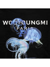 Luminous Jellyfish Back Logo Hoodie Black - WOOYOUNGMI - BALAAN 5