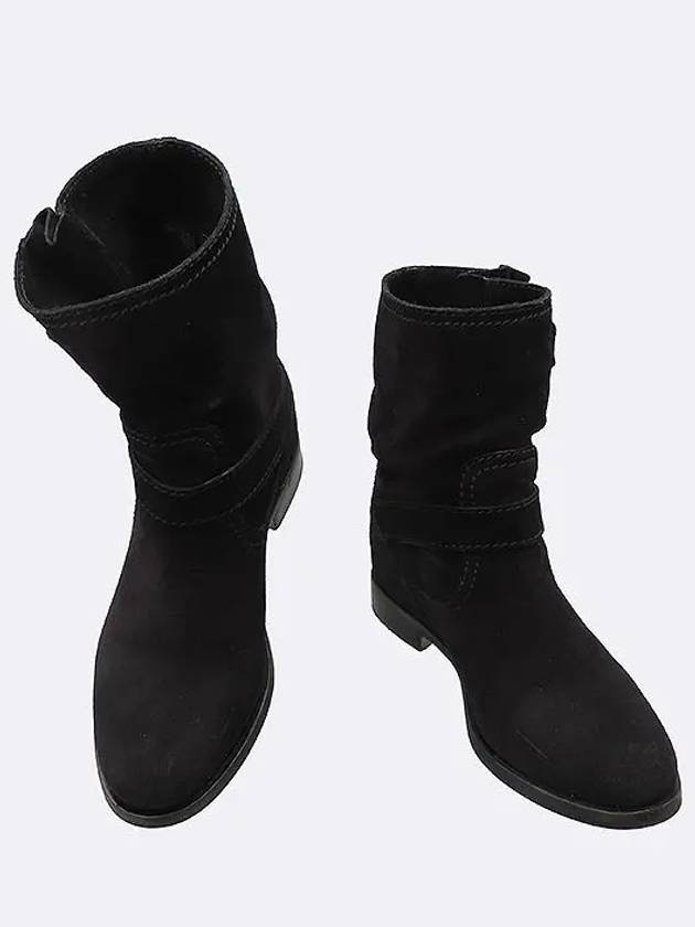 1U292E Black Half Ankle Boots 36Size - PRADA - BALAAN 2