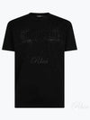 Crystals Cool Fit Short Sleeve T-Shirt Black - DSQUARED2 - BALAAN 2