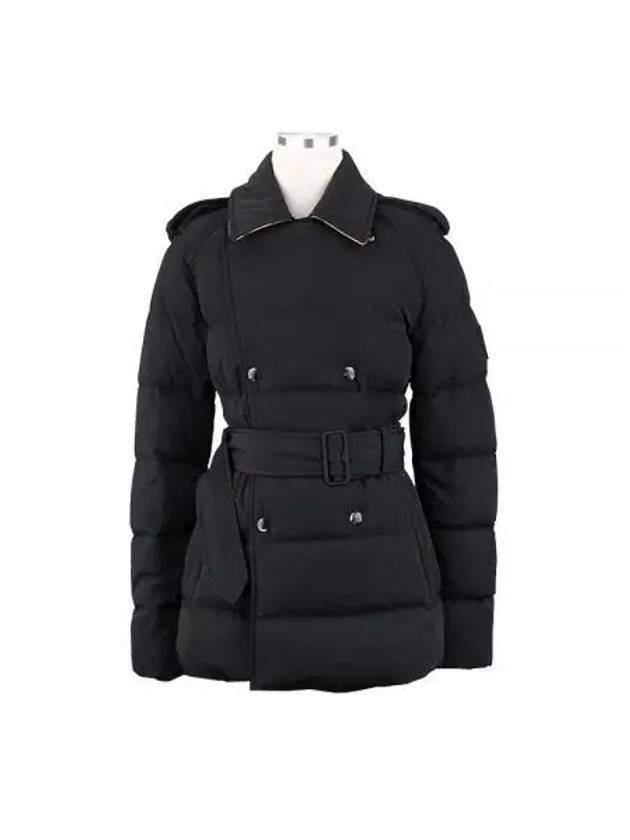 Burberry Down Jacket With Waist Belt Women s Black - BURBERRY - BALAAN 2