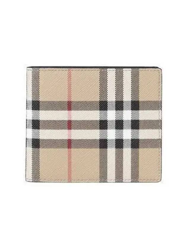 Vintage Check Half Wallet Beige - BURBERRY - BALAAN 2