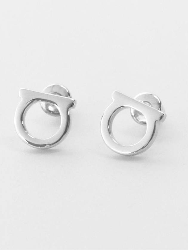 Gancini Earings Silver - SALVATORE FERRAGAMO - BALAAN 2