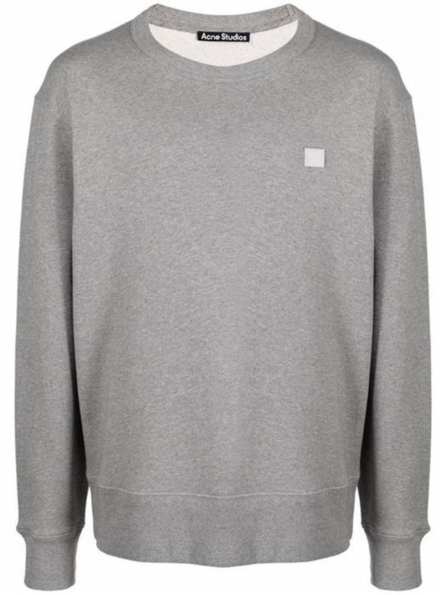 Face Patch Sweatshirt Grey - ACNE STUDIOS - BALAAN 2