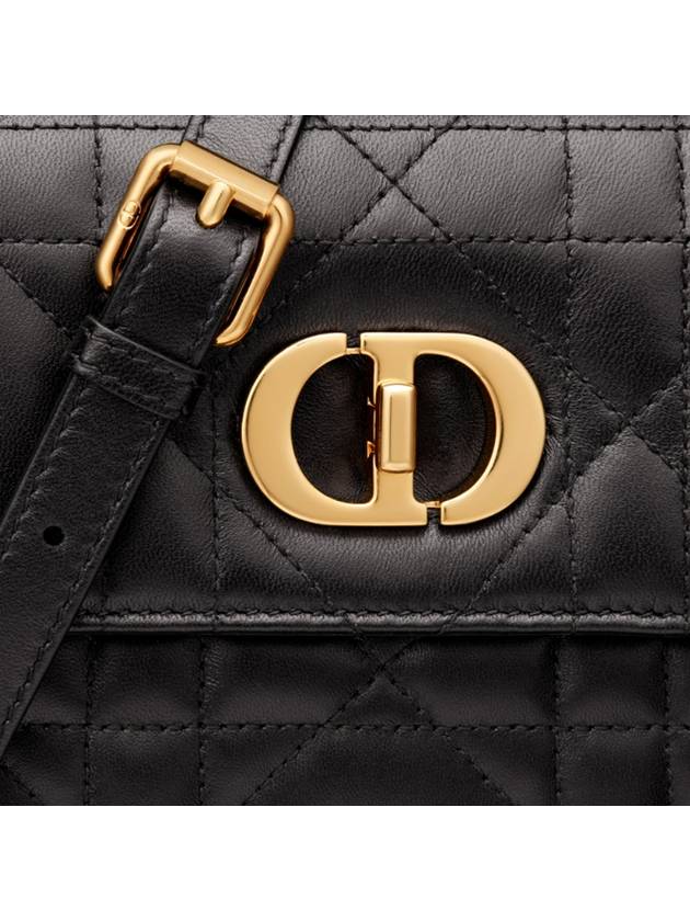 Miss Caro Cannage Lambskin Cross Bag Black - DIOR - BALAAN 7