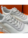 Bouncing Sneakers Mesh Suede Goatskin Blanc - HERMES - BALAAN 6