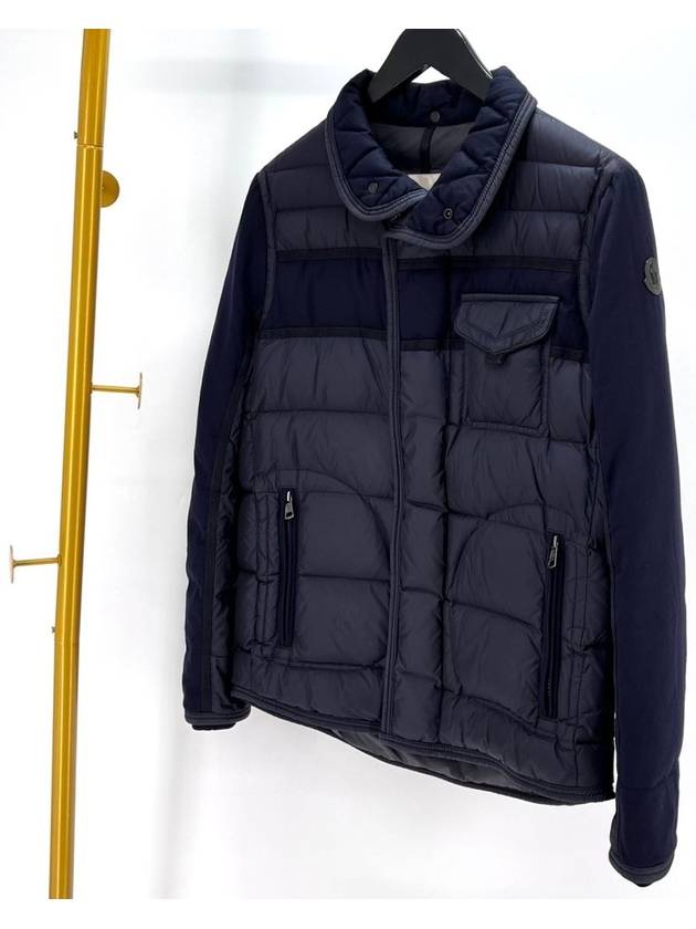 Wappen Patch Padded Jumper Navy Size 1 - MONCLER - BALAAN 2