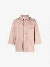 Boxy Garment Dyed Cotton Long Sleeve Shirt Cappuccino - LEMAIRE - BALAAN 2