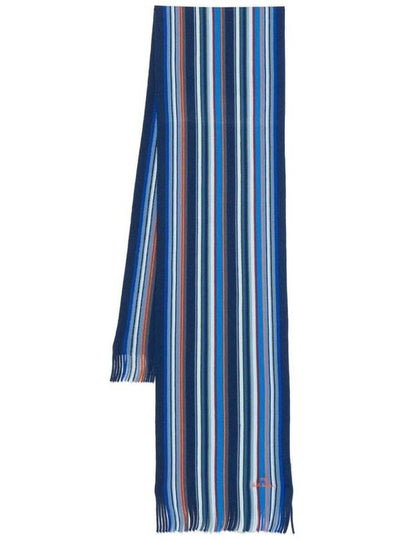 Multicolour Stripe Scarf Blue - PAUL SMITH - BALAAN 2