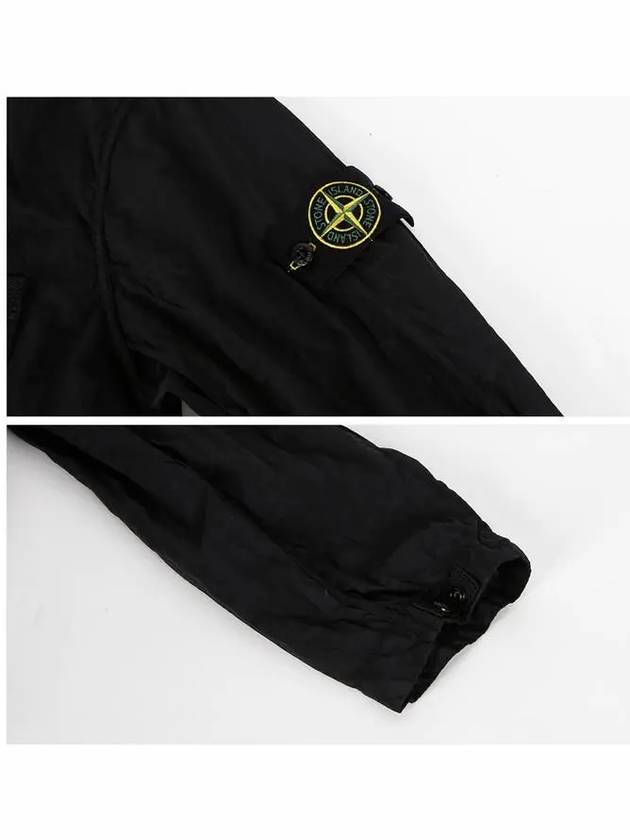 Nylon Metal Econyl Regenerated Zip-Up Jacket Black - STONE ISLAND - BALAAN 7