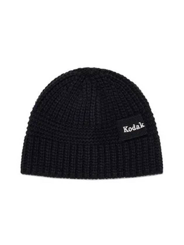 KODAK Apparel lettering knit bucket hat BLACK - KODO - BALAAN 1