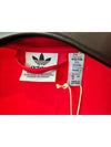 Oversized Track Top Jacket IP0700 Red WOMENS JP L XL - ADIDAS - BALAAN 5