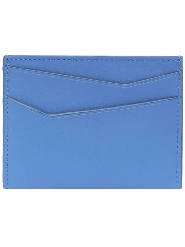 Puzzle Edge Plain Classic Calfskin Card Wallet Blue - LOEWE - BALAAN 4