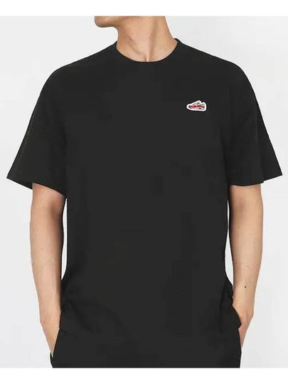 Max 90 Logo Short Sleeve T-Shirt Black - NIKE - BALAAN 2