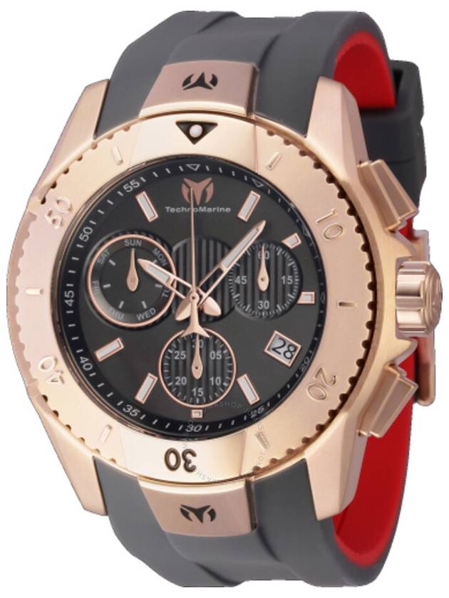 Technomarine UF6 Chronograph Quartz Gunmetal Dial Men's Watch TM-621036 - TECHNOMARINE - BALAAN 1