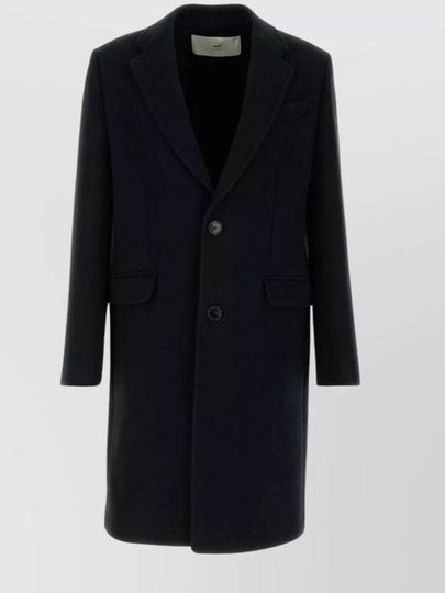 Wool Single Coat Black - AMI - BALAAN 2