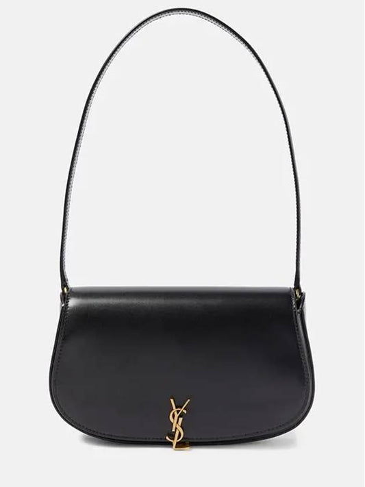 Voltaire Box Half-moon Shoulder Bag Black - SAINT LAURENT - BALAAN 2