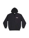 Wave Logo Oversized Hoodie Black - BALENCIAGA - BALAAN 2