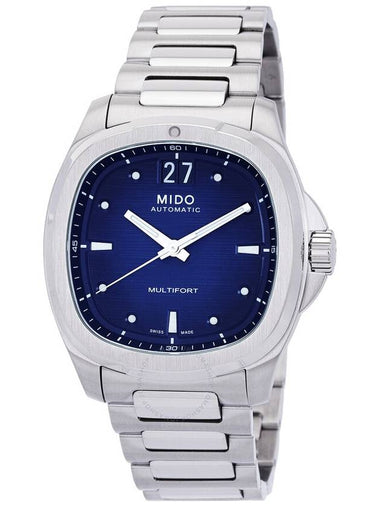 Mido Multifort TV Big Date Automatic Blue Dial Men's Watch M0495261104100 - MIDO - BALAAN 1