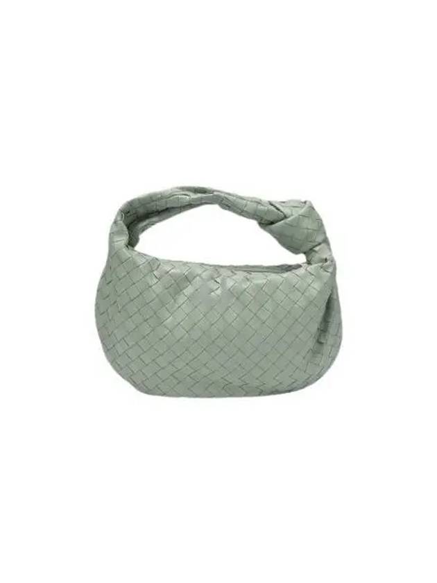 Teen Jodie Intrecciato Leather Tote Bag Mint - BOTTEGA VENETA - BALAAN 2