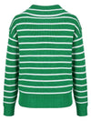 Striped wide collar knit MK4SP382 - P_LABEL - BALAAN 4