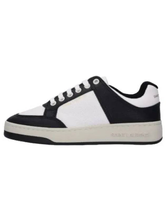 low top sneakers white black - SAINT LAURENT - BALAAN 1