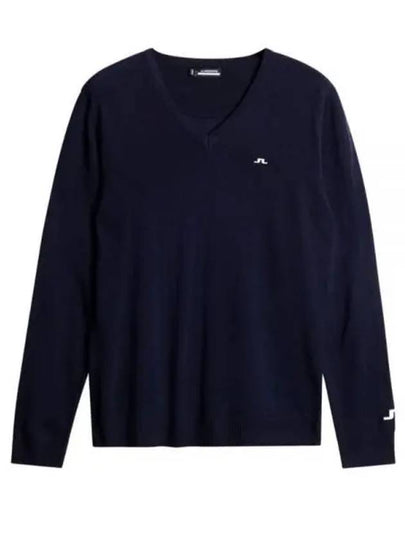 Men's Lymann Knit Sweater Navy - J.LINDEBERG - BALAAN 2