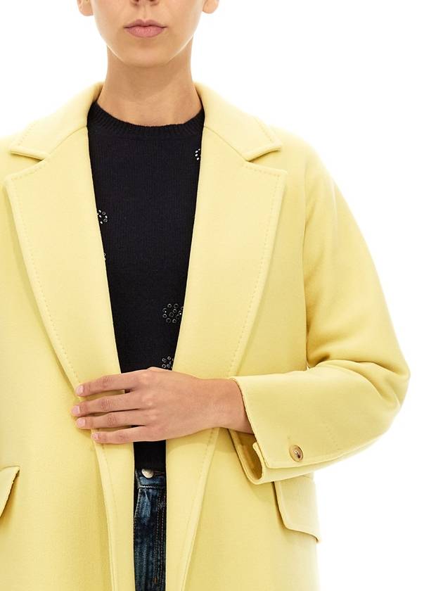 Women's Beira Wool Cashmere Peacoat Yellow - MAX MARA - BALAAN 4