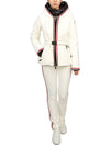 Grenoble Jockeys Ski Hooded Jacket White - MONCLER - BALAAN 7