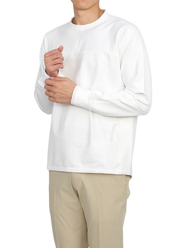 Metropolis Series Brushed Sweatshirt White - CP COMPANY - BALAAN 6