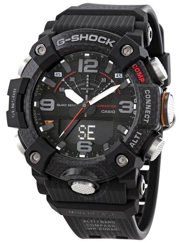 Casio G-Shock Perpetual Alarm World Time Chronograph Quartz Analog-Digital Black Dial Men's Watch GGB100-1A - CASIO - BALAAN 1